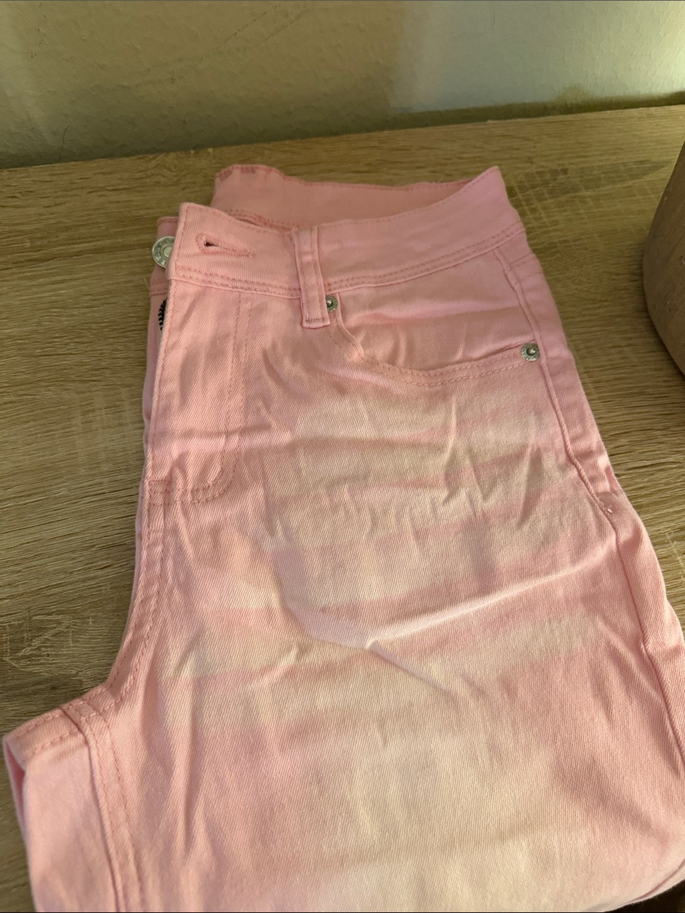Women's bubblegum Pink High-Waist boot-cut Jeans